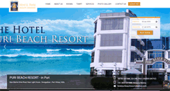 Desktop Screenshot of hotelpuribeachresort.com