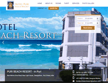 Tablet Screenshot of hotelpuribeachresort.com